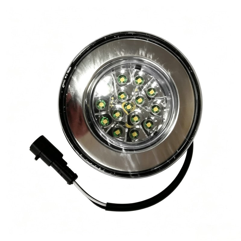 Round Rear Tail Lamp (White)
